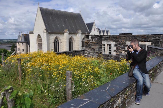 giardini interni castello angers francia