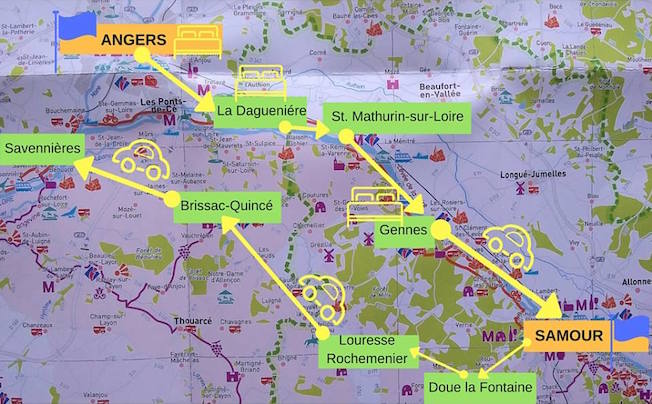 visitare la valle della loira in auto