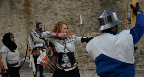 lisbona medievale castello tiro arco castelo lisbona