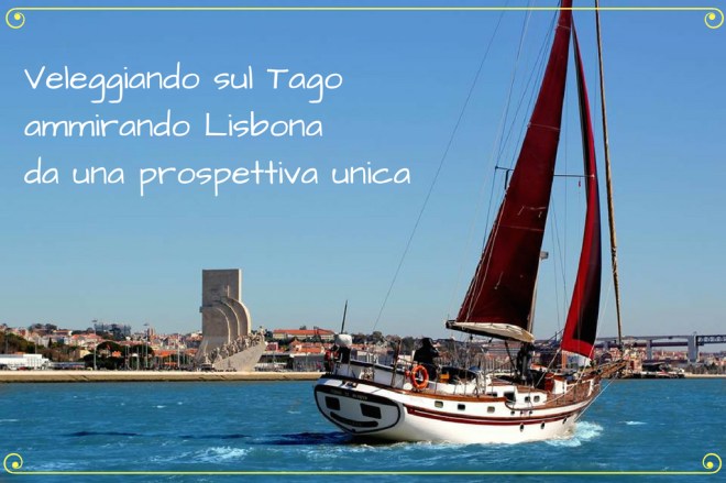navigare a lisbona sul fiume tago veliero lisbona portogallo