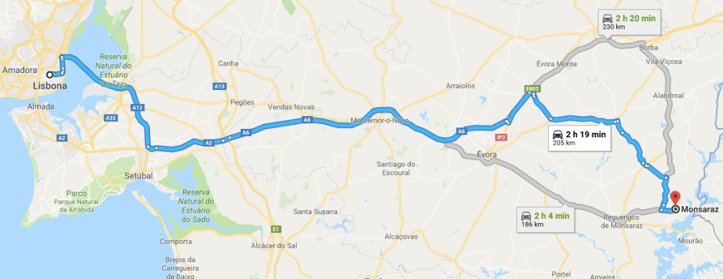 portogallo alentejo on the road