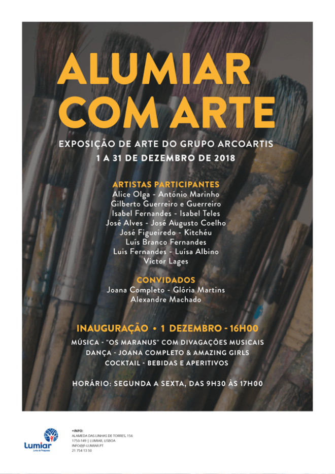 esposizioni arte lisbona 2018