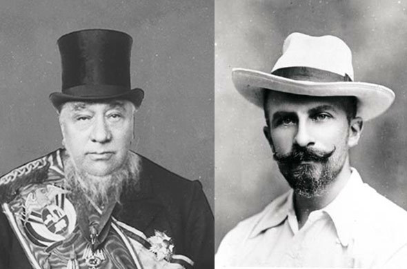 Paul Kruger and James Stevenson Hamilton