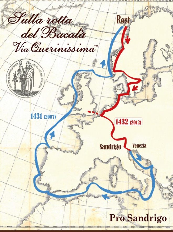 scoperta del baccalà Pietro Querini rotta Pietro Querini