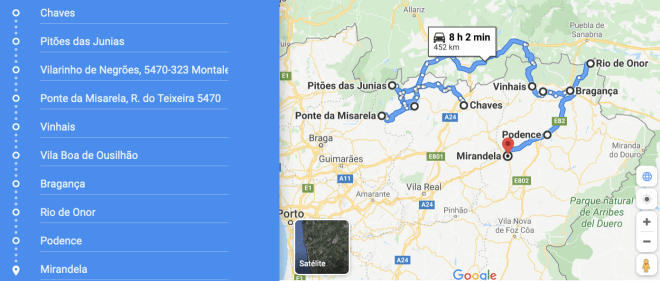 viaggiare in auto in portogallo