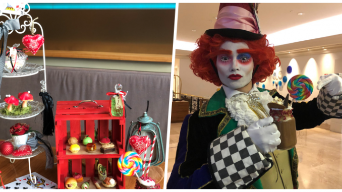 lisbona ora del te con il cappellaio matto