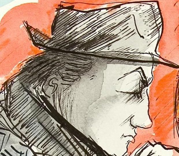 Il cibo nei disegni di Federico Fellini