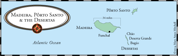 mappa isole arcipelago madeira
