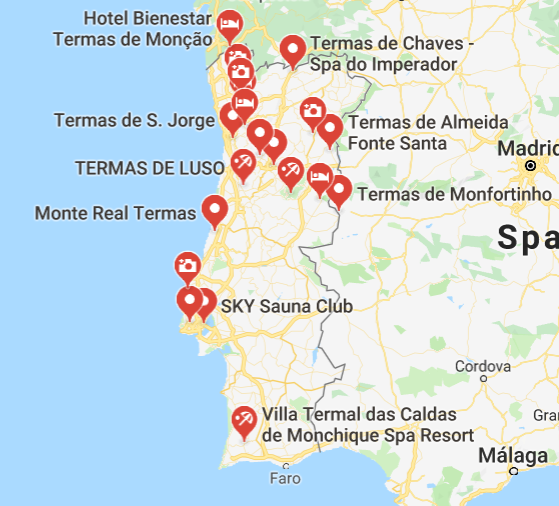 stabilimenti termali portogallo