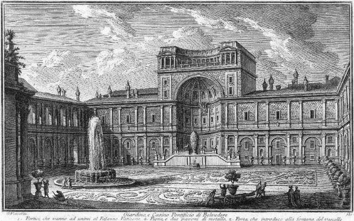 patio Belvedere del Palazzo Apostolico (dei musei vaticani)