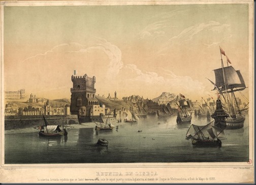 belem lisbona salpano le navi